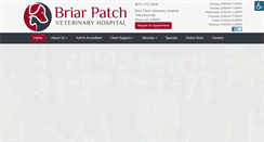 Desktop Screenshot of briarpatchvet.com